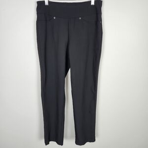 TAIL White Label Black Straight Leg Pull On Crop Ankle Pants Size 4‎ #0599